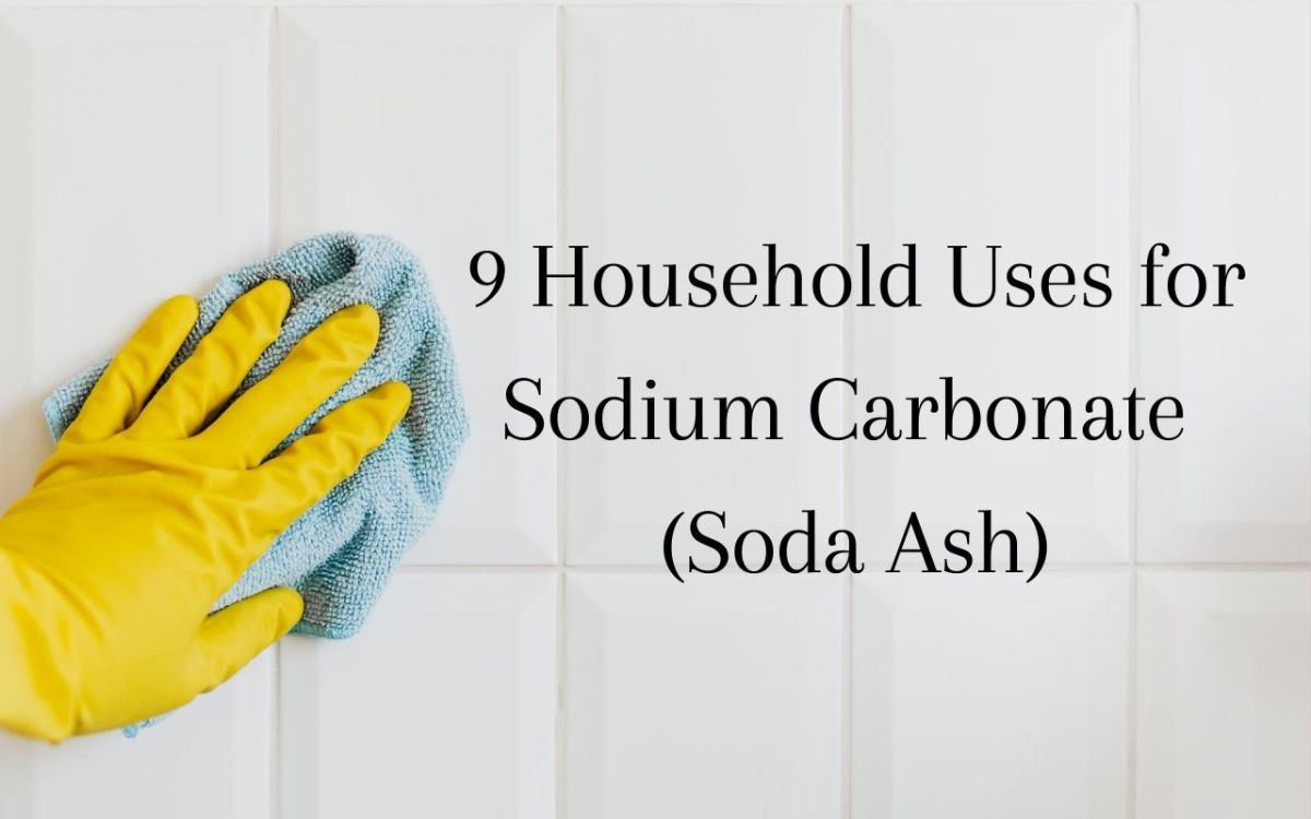 9 Household Uses for Sodium Carbonate (Soda Ash) – Craftiviti